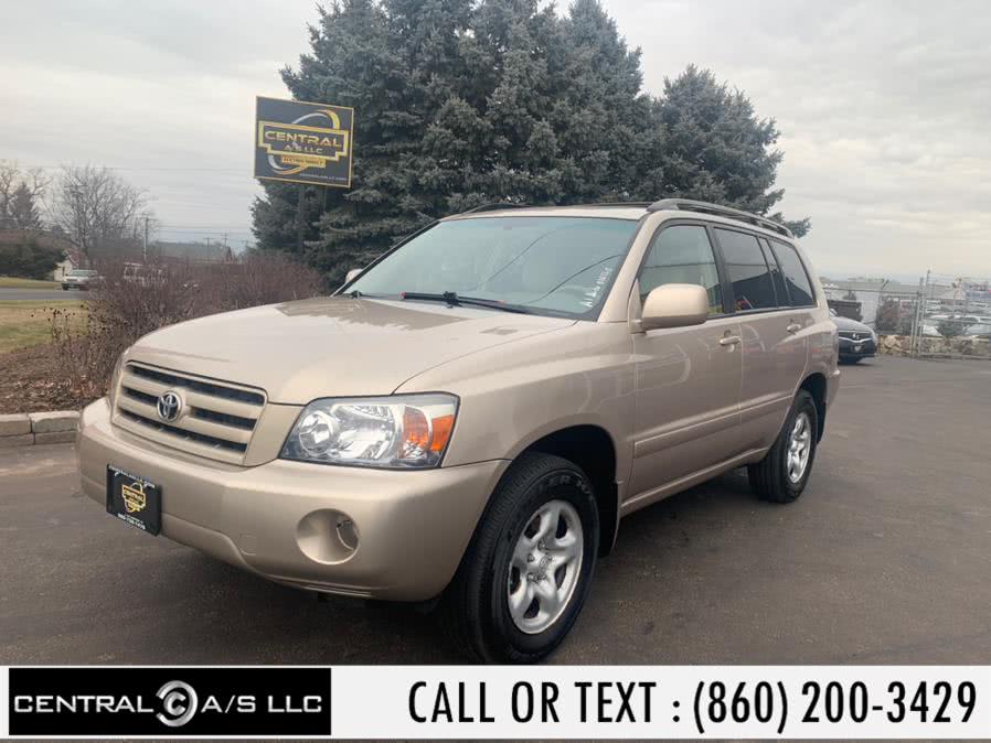 2005 Toyota Highlander 4dr 4-Cyl 4WD, available for sale in East Windsor, Connecticut | Central A/S LLC. East Windsor, Connecticut