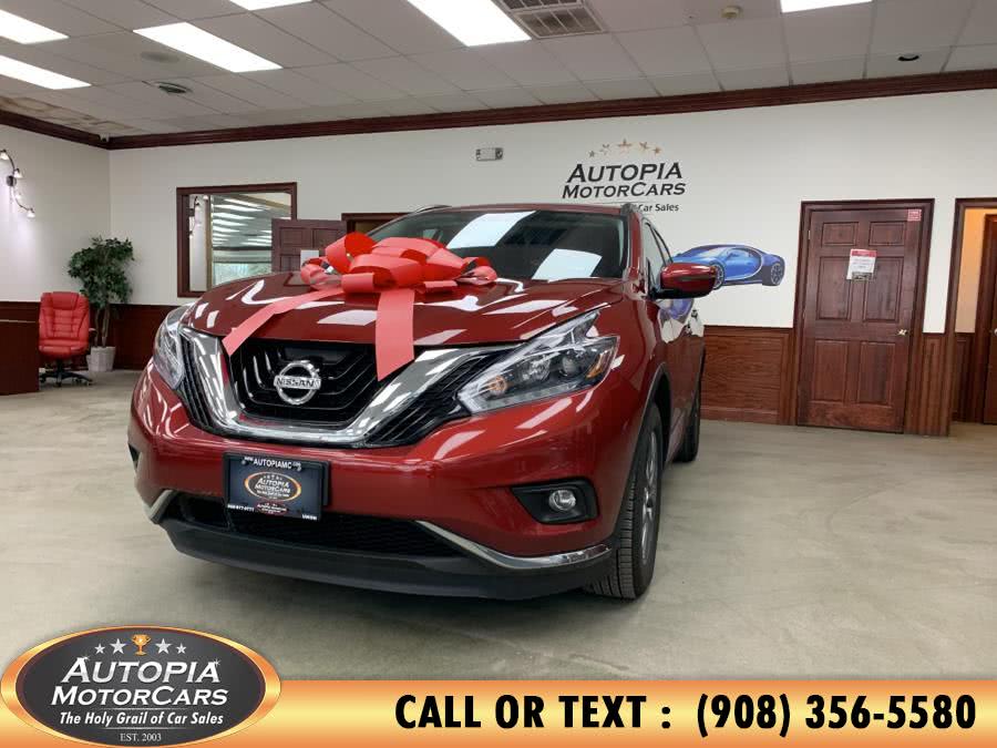 2018 Nissan Murano AWD SV, available for sale in Union, New Jersey | Autopia Motorcars Inc. Union, New Jersey