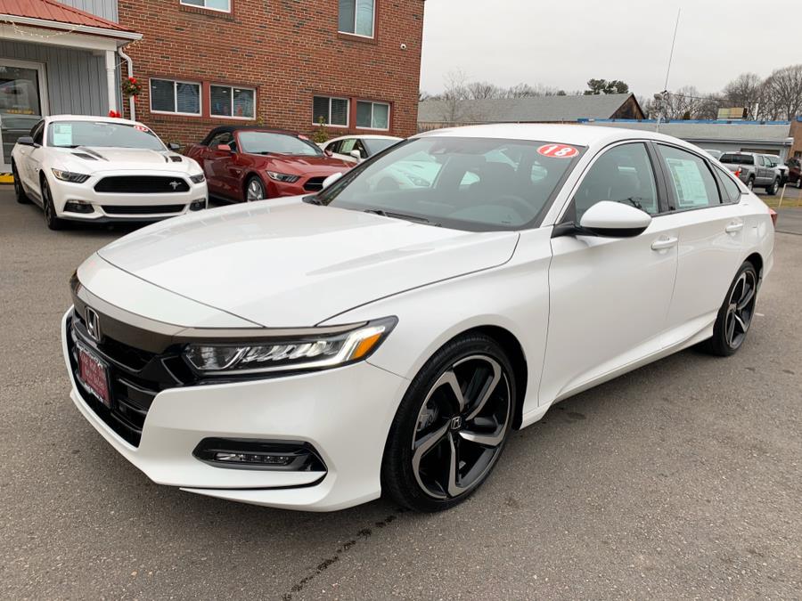2018 Honda Accord Sedan Sport 1.5T CVT, available for sale in South Windsor, Connecticut | Mike And Tony Auto Sales, Inc. South Windsor, Connecticut