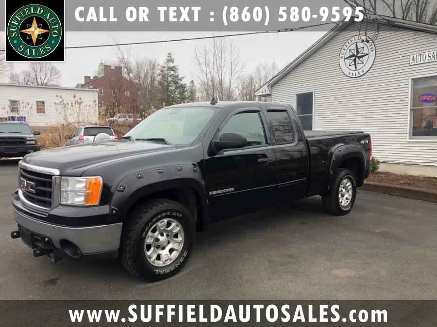 2008 GMC Sierra 1500 4WD Ext Cab 143.5" SLT, available for sale in Suffield, Connecticut | Suffield Auto LLC. Suffield, Connecticut