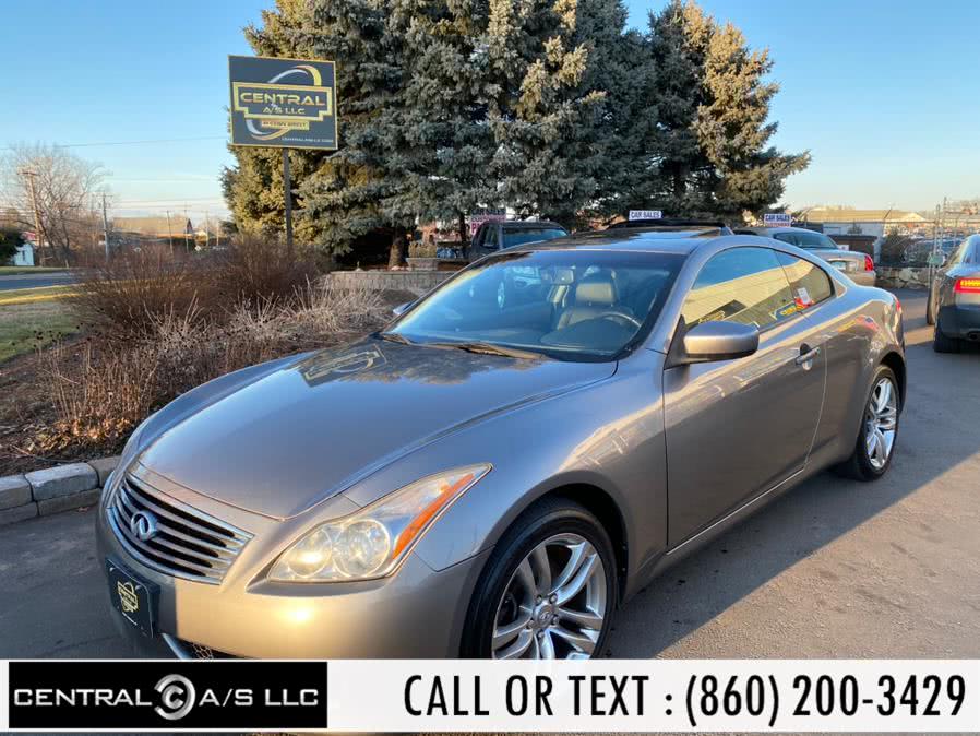 2009 INFINITI G37 Coupe 2dr x AWD, available for sale in East Windsor, Connecticut | Central A/S LLC. East Windsor, Connecticut
