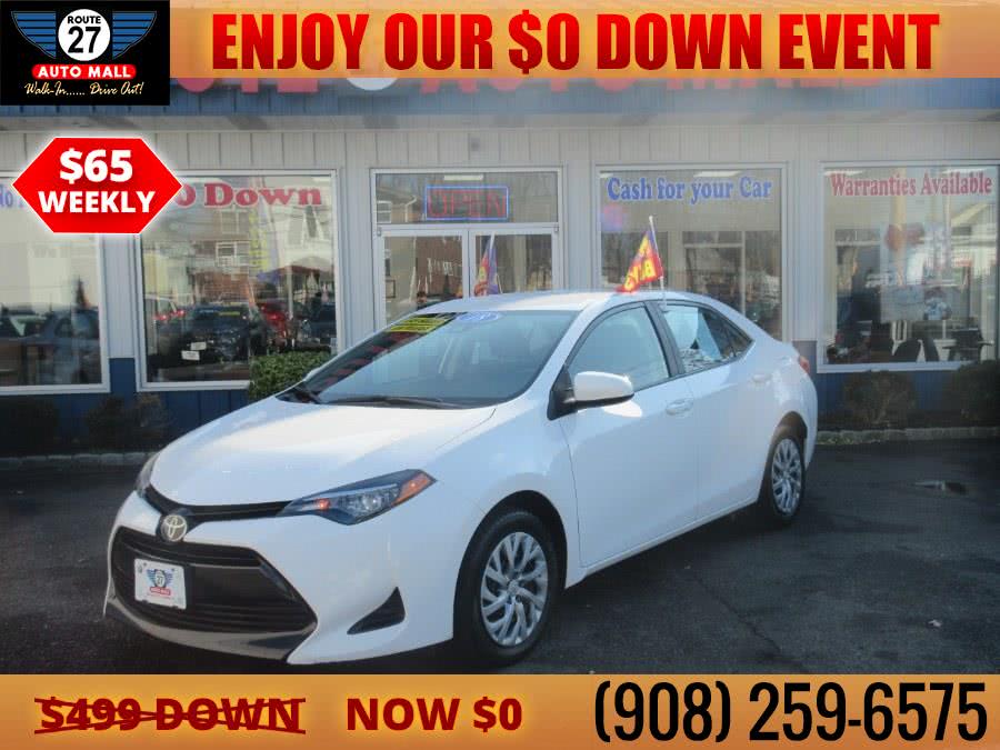 Used Toyota Corolla LE CVT (Natl) 2018 | Route 27 Auto Mall. Linden, New Jersey Used Toyota Corolla LE CVT (Natl) 2018 | Route 27 Auto Mall. Linden, New Jersey