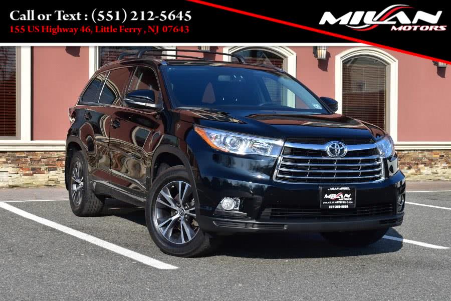 2016 Toyota Highlander AWD 4dr V6 XLE (Natl), available for sale in Little Ferry , New Jersey | Milan Motors. Little Ferry , New Jersey