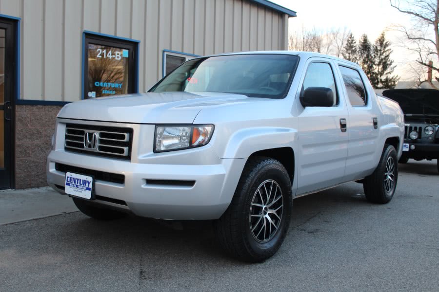 2007 Honda Ridgeline 4WD Crew Cab RT, available for sale in East Windsor, Connecticut | Century Auto And Truck. East Windsor, Connecticut