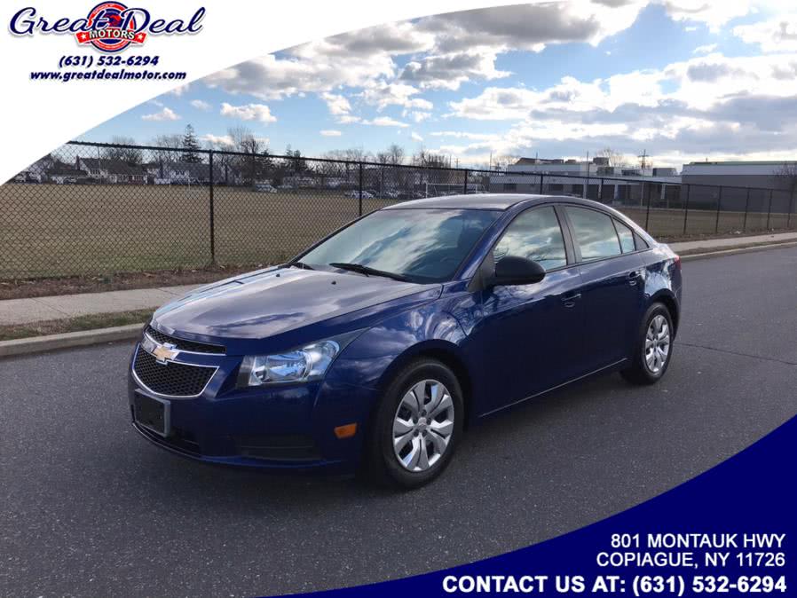 2013 Chevrolet Cruze 4dr Sdn Auto LS, available for sale in Copiague, New York | Great Deal Motors. Copiague, New York