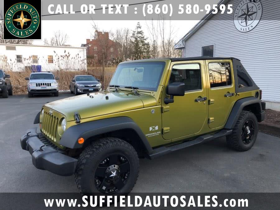 2008 Jeep Wrangler 4WD 4dr Unlimited X, available for sale in Suffield, Connecticut | Suffield Auto LLC. Suffield, Connecticut