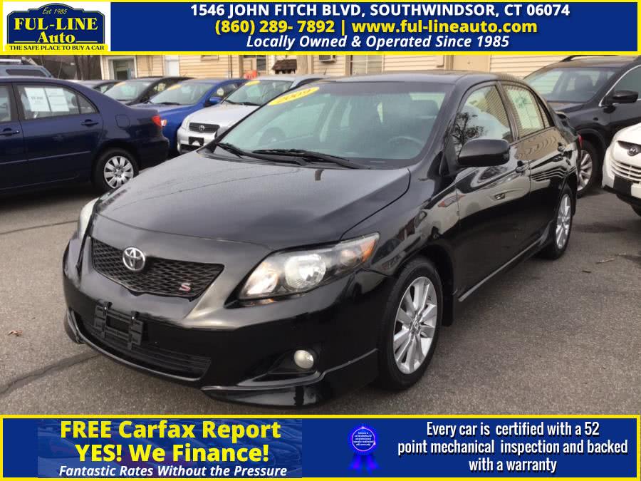 2009 Toyota Corolla 4dr Sdn Auto S (Natl), available for sale in South Windsor , Connecticut | Ful-line Auto LLC. South Windsor , Connecticut