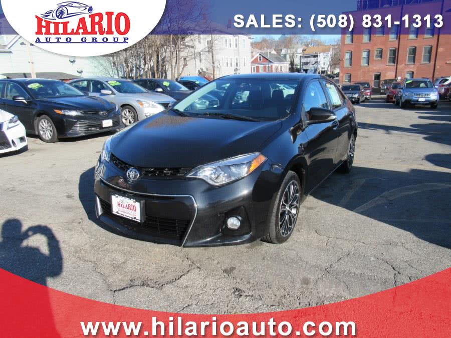 2016 Toyota Corolla 4dr Sdn CVT S (Natl), available for sale in Worcester, Massachusetts | Hilario's Auto Sales Inc.. Worcester, Massachusetts