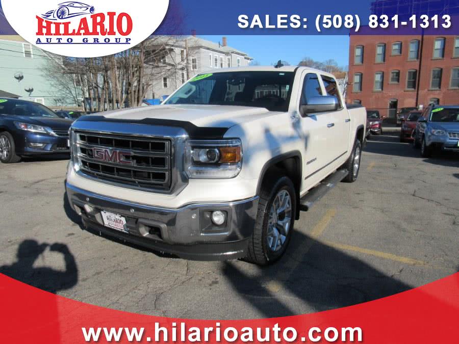 2015 GMC Sierra 1500 4WD Crew Cab 143.5" SLT, available for sale in Worcester, Massachusetts | Hilario's Auto Sales Inc.. Worcester, Massachusetts