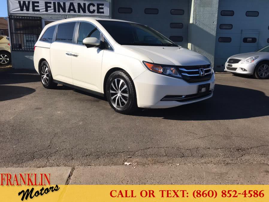 2015 Honda Odyssey 5dr EX-L w/Navi, available for sale in Hartford, Connecticut | Franklin Motors Auto Sales LLC. Hartford, Connecticut