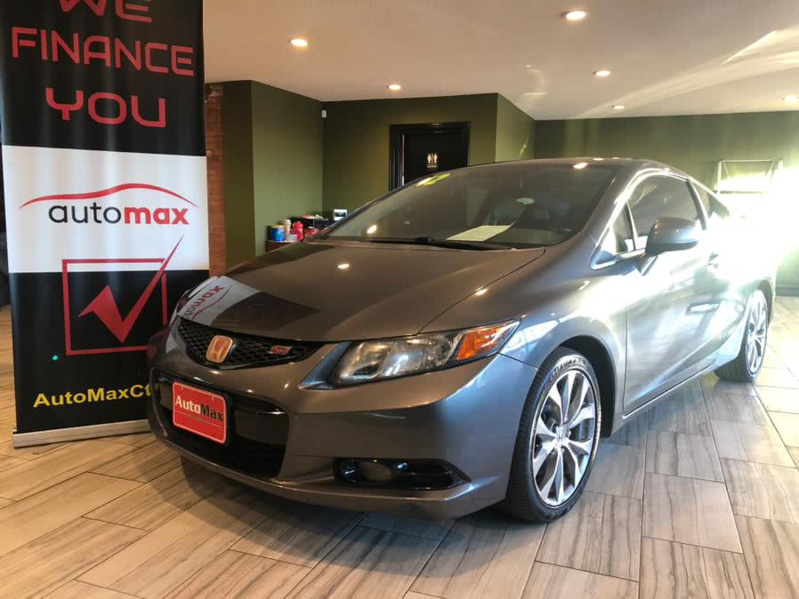 2012 Honda Civic Cpe 2dr Man Si, available for sale in West Hartford, Connecticut | AutoMax. West Hartford, Connecticut