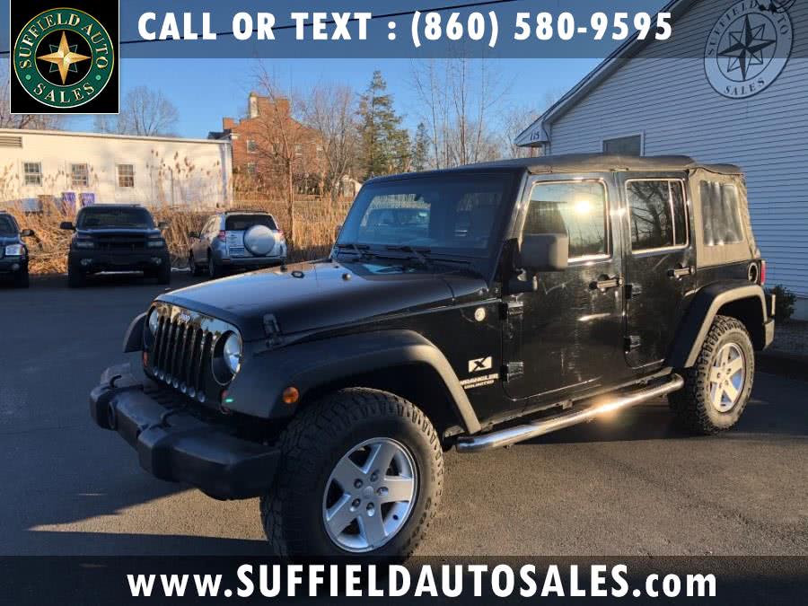 2009 Jeep Wrangler Unlimited 4WD 4dr X, available for sale in Suffield, Connecticut | Suffield Auto LLC. Suffield, Connecticut