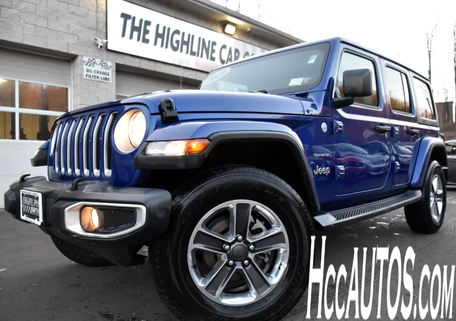 2019 Jeep Wrangler Unlimited Sahara 4x4, available for sale in Waterbury, Connecticut | Highline Car Connection. Waterbury, Connecticut