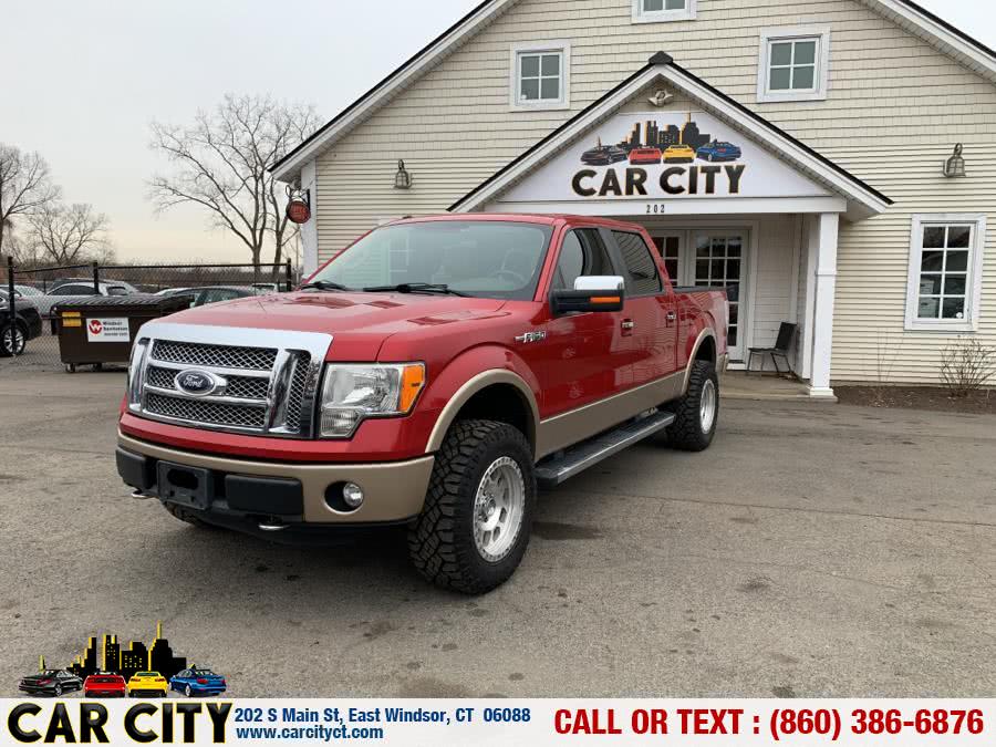2011 Ford F-150 4WD SuperCrew 145" Lariat, available for sale in East Windsor, Connecticut | Car City LLC. East Windsor, Connecticut