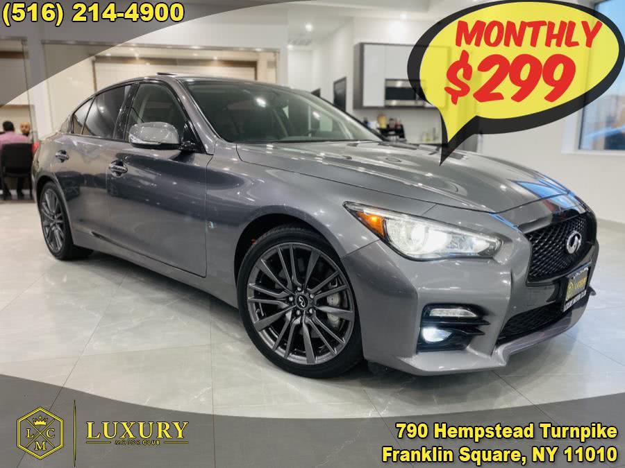2016 INFINITI Q50 4dr Sdn 3.0t Red Sport 400 AWD, available for sale in Franklin Square, New York | Luxury Motor Club. Franklin Square, New York