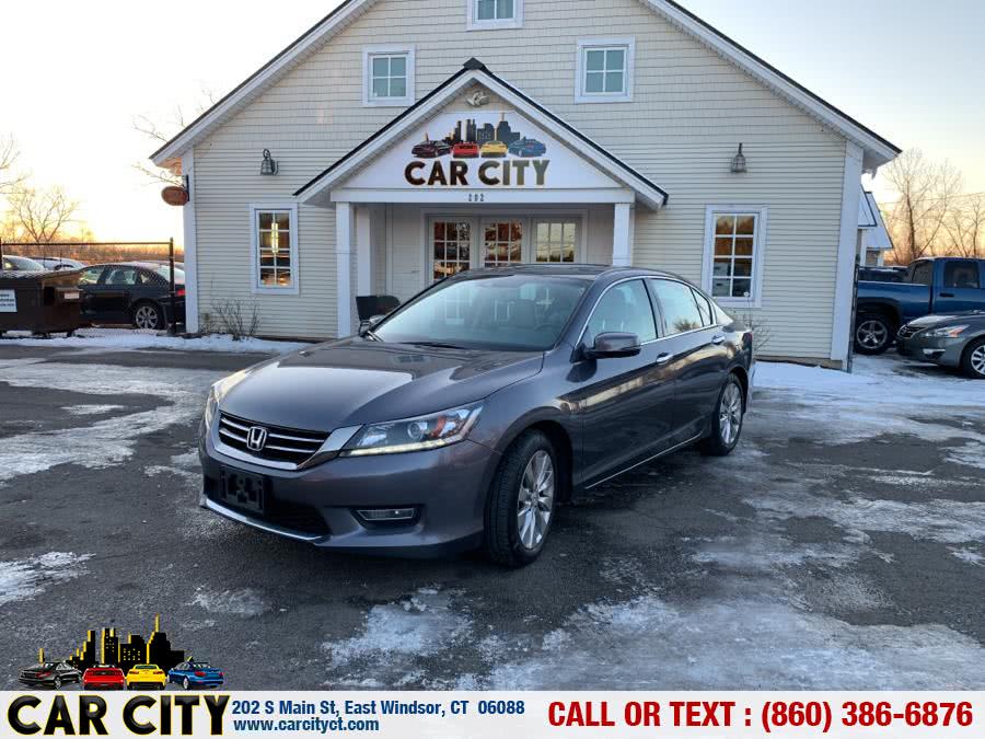 2013 Honda Accord Sdn 4dr V6 Auto EX-L w/Navi, available for sale in East Windsor, Connecticut | Car City LLC. East Windsor, Connecticut