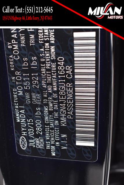 2016 Hyundai Genesis 4dr Sdn V6 3.8L, available for sale in Little Ferry , New Jersey | Milan Motors. Little Ferry , New Jersey 2016 Hyundai Genesis 4dr Sdn V6 3.8L, available for sale in Little Ferry , New Jersey | Milan Motors. Little Ferry , New Jersey