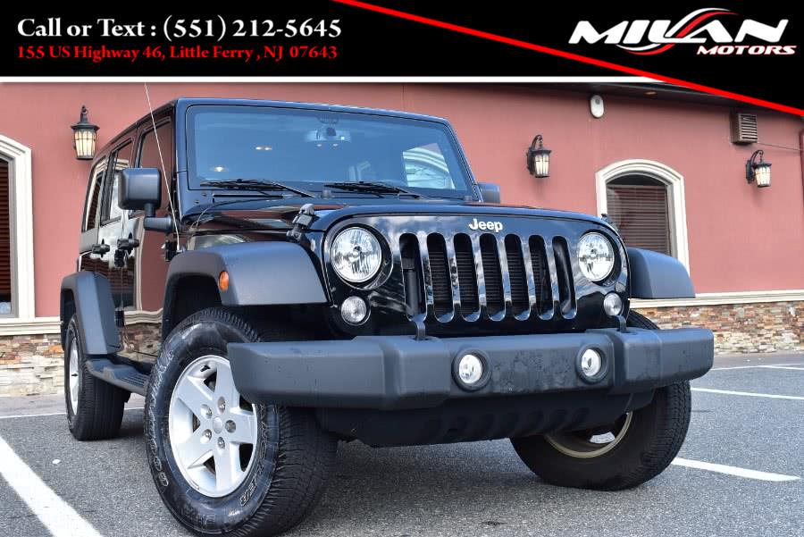 2015 Jeep Wrangler Unlimited 4WD 4dr Sport, available for sale in Little Ferry , New Jersey | Milan Motors. Little Ferry , New Jersey 2015 Jeep Wrangler Unlimited 4WD 4dr Sport, available for sale in Little Ferry , New Jersey | Milan Motors. Little Ferry , New Jersey