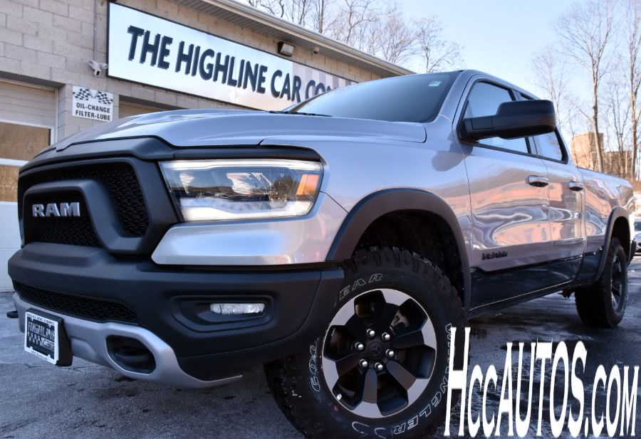 2019 Ram 1500 Rebel 4x4 Quad Cab 6''4" Box, available for sale in Waterbury, Connecticut | Highline Car Connection. Waterbury, Connecticut