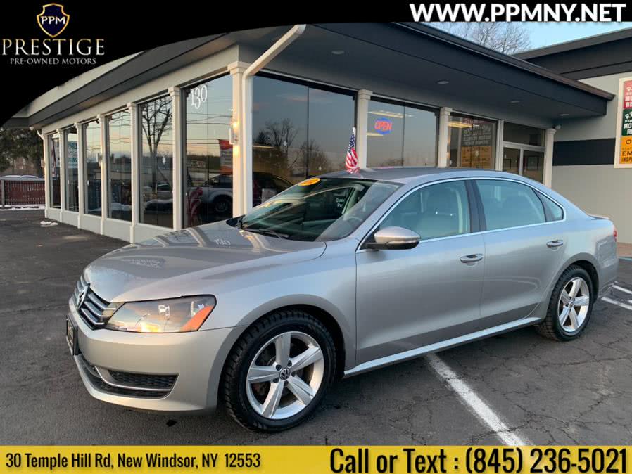 2012 Volkswagen Passat 4dr Sdn 2.5L Auto SE PZEV, available for sale in New Windsor, New York | Prestige Pre-Owned Motors Inc. New Windsor, New York