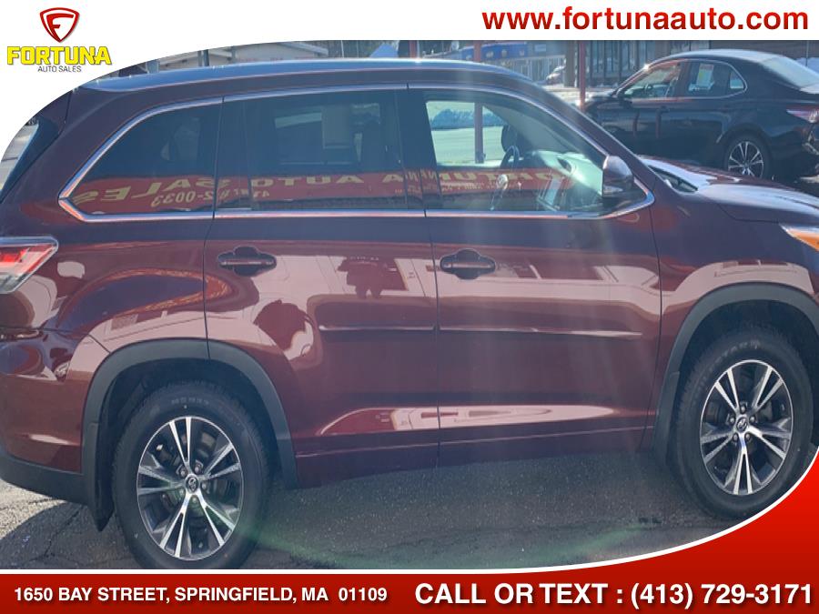 2016 Toyota Highlander AWD 4dr V6 XLE (Natl), available for sale in Springfield, Massachusetts | Fortuna Auto Sales Inc.. Springfield, Massachusetts 2016 Toyota Highlander AWD 4dr V6 XLE (Natl), available for sale in Springfield, Massachusetts | Fortuna Auto Sales Inc.. Springfield, Massachusetts