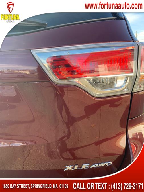 2016 Toyota Highlander AWD 4dr V6 XLE (Natl), available for sale in Springfield, Massachusetts | Fortuna Auto Sales Inc.. Springfield, Massachusetts 2016 Toyota Highlander AWD 4dr V6 XLE (Natl), available for sale in Springfield, Massachusetts | Fortuna Auto Sales Inc.. Springfield, Massachusetts