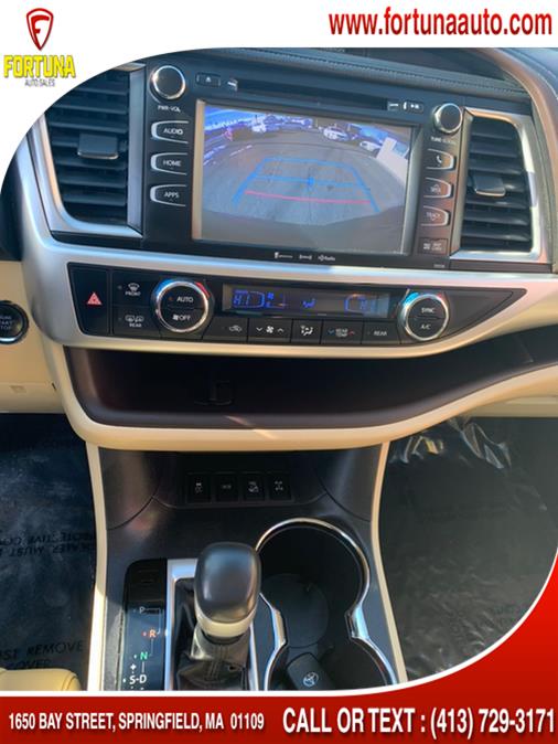 2016 Toyota Highlander AWD 4dr V6 XLE (Natl), available for sale in Springfield, Massachusetts | Fortuna Auto Sales Inc.. Springfield, Massachusetts 2016 Toyota Highlander AWD 4dr V6 XLE (Natl), available for sale in Springfield, Massachusetts | Fortuna Auto Sales Inc.. Springfield, Massachusetts