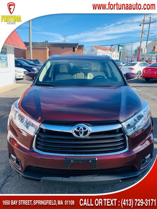 2016 Toyota Highlander AWD 4dr V6 XLE (Natl), available for sale in Springfield, Massachusetts | Fortuna Auto Sales Inc.. Springfield, Massachusetts 2016 Toyota Highlander AWD 4dr V6 XLE (Natl), available for sale in Springfield, Massachusetts | Fortuna Auto Sales Inc.. Springfield, Massachusetts