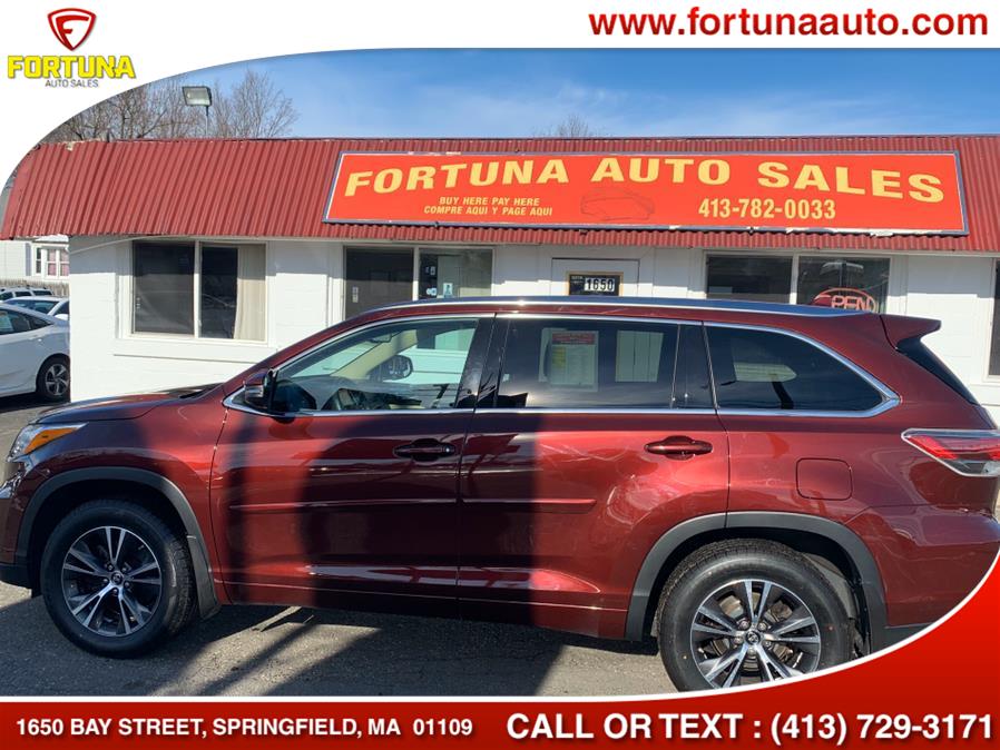 2016 Toyota Highlander AWD 4dr V6 XLE (Natl), available for sale in Springfield, Massachusetts | Fortuna Auto Sales Inc.. Springfield, Massachusetts 2016 Toyota Highlander AWD 4dr V6 XLE (Natl), available for sale in Springfield, Massachusetts | Fortuna Auto Sales Inc.. Springfield, Massachusetts