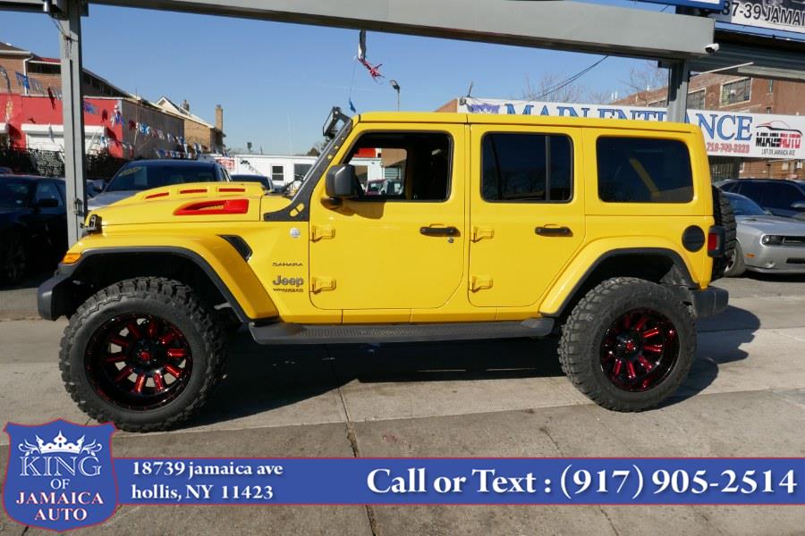 2019 Jeep Wrangler Unlimited Sahara 4x4, available for sale in Hollis, New York | King of Jamaica Auto Inc. Hollis, New York 2019 Jeep Wrangler Unlimited Sahara 4x4, available for sale in Hollis, New York | King of Jamaica Auto Inc. Hollis, New York