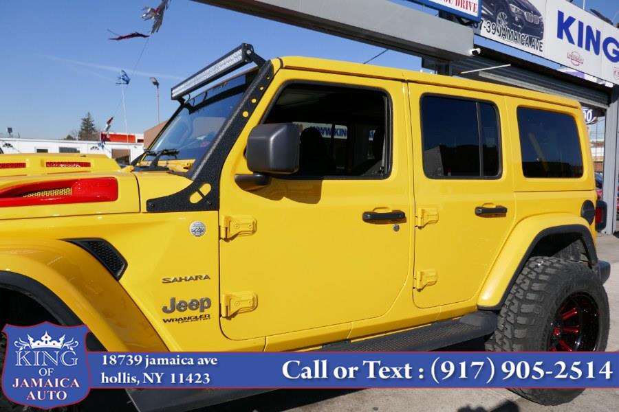 2019 Jeep Wrangler Unlimited Sahara 4x4, available for sale in Hollis, New York | King of Jamaica Auto Inc. Hollis, New York 2019 Jeep Wrangler Unlimited Sahara 4x4, available for sale in Hollis, New York | King of Jamaica Auto Inc. Hollis, New York