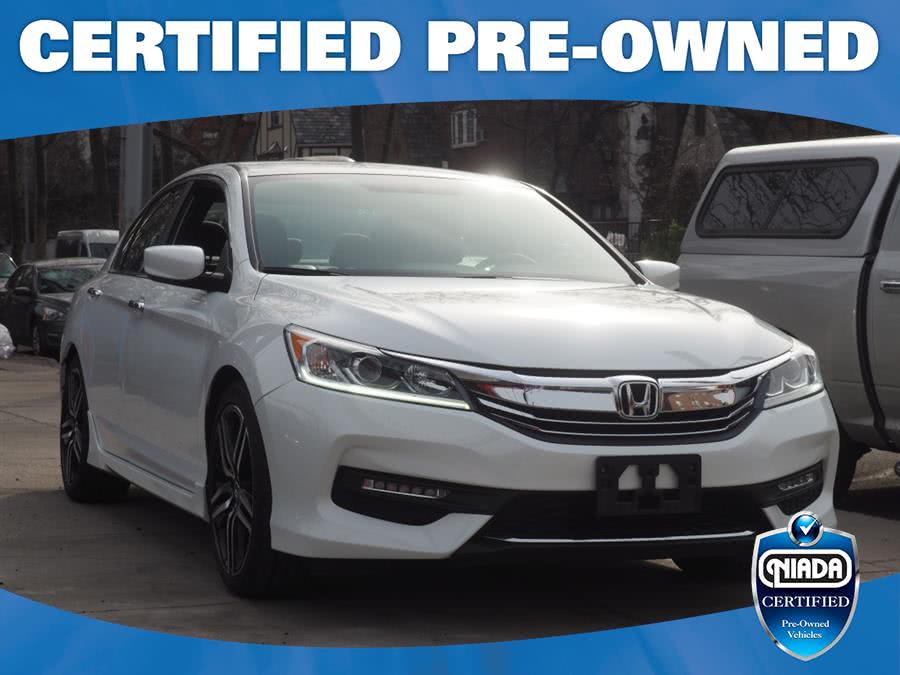 2016 Honda Accord 4dr I4 CVT Sport, available for sale in Huntington Station, New York | Connection Auto Sales Inc.. Huntington Station, New York