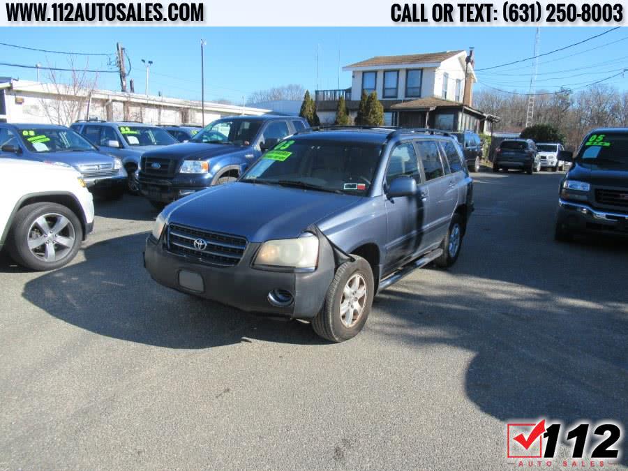 2003 Toyota Highlander 4dr V6 4WD (Natl), available for sale in Patchogue, New York | 112 Auto Sales. Patchogue, New York