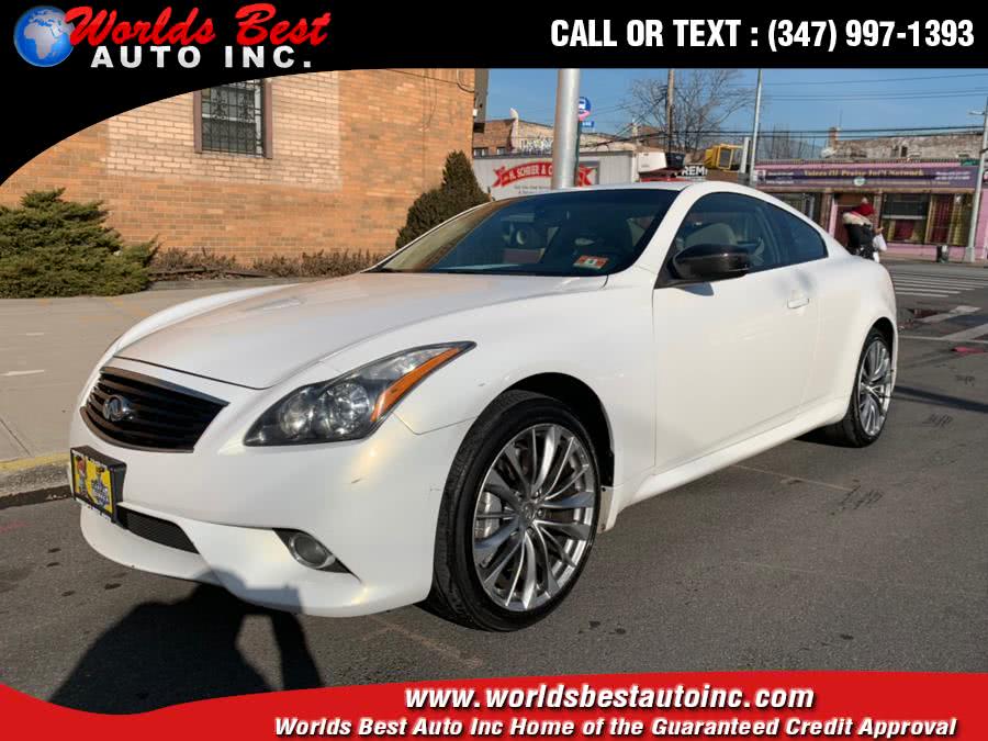 2013 INFINITI G37 Coupe 2dr x AWD, available for sale in Brooklyn, New York | Worlds Best Auto Inc. Brooklyn, New York