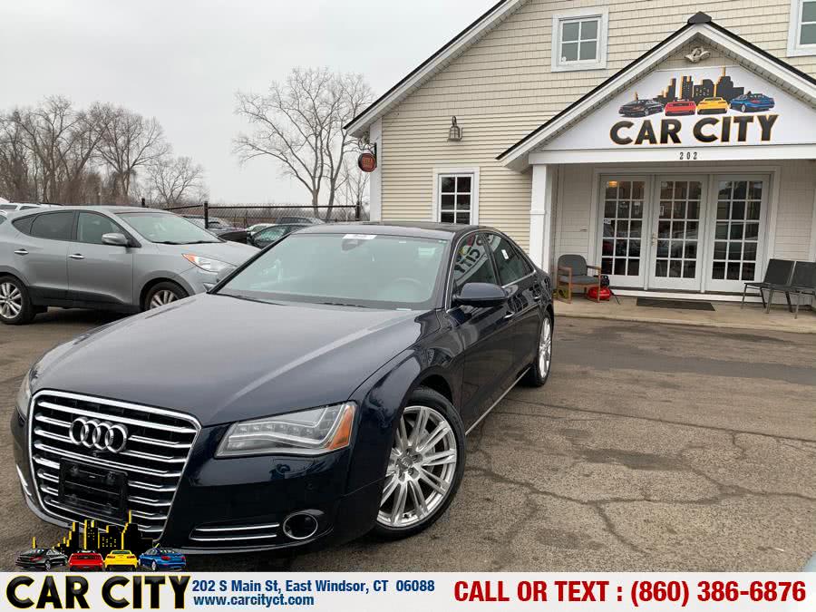2013 Audi A8 4dr Sdn 3.0L, available for sale in East Windsor, Connecticut | Car City LLC. East Windsor, Connecticut