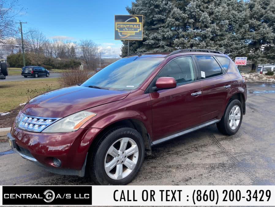 2007 Nissan Murano AWD 4dr S, available for sale in East Windsor, Connecticut | Central A/S LLC. East Windsor, Connecticut