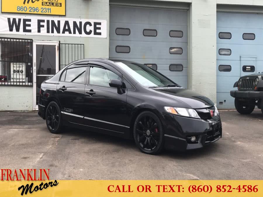 2009 Honda Civic Sdn 4dr Man Si w/Summer Tires, available for sale in Hartford, Connecticut | Franklin Motors Auto Sales LLC. Hartford, Connecticut