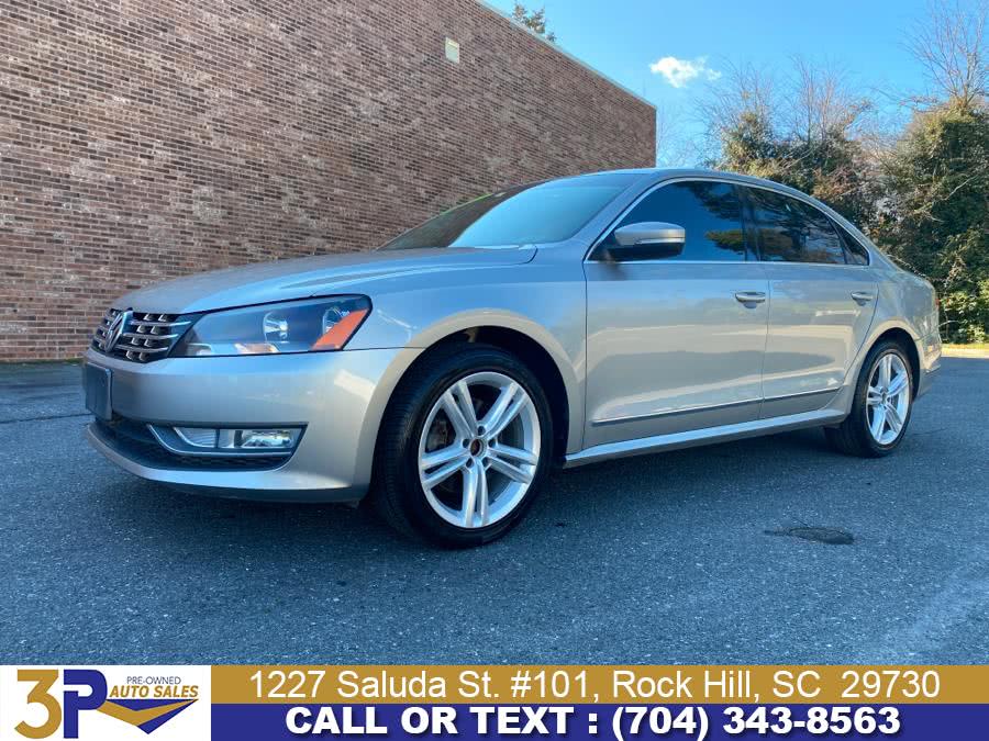 2013 Volkswagen Passat 4dr Sdn 2.0L DSG TDI SE w/Sunroof & Nav, available for sale in Rock Hill, South Carolina | 3 Points Auto Sales. Rock Hill, South Carolina