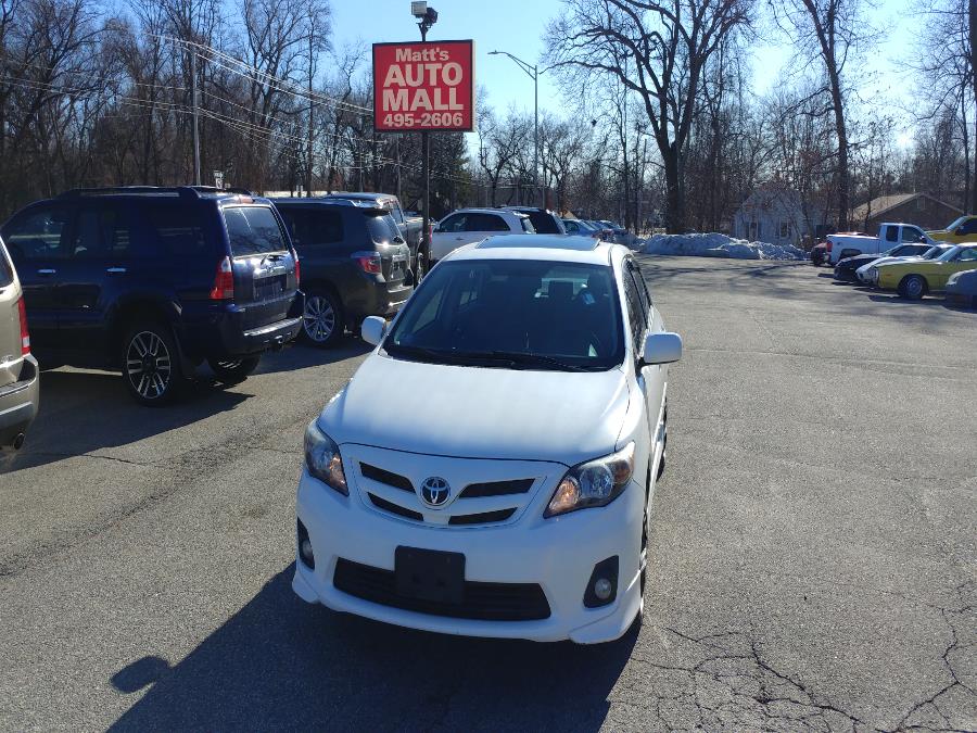 2012 Toyota Corolla 4dr Sdn Auto S (Natl), available for sale in Chicopee, Massachusetts | Matts Auto Mall LLC. Chicopee, Massachusetts 2012 Toyota Corolla 4dr Sdn Auto S (Natl), available for sale in Chicopee, Massachusetts | Matts Auto Mall LLC. Chicopee, Massachusetts