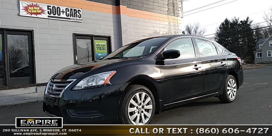 2014 Nissan Sentra 4dr Sdn I4 CVT S, available for sale in S.Windsor, Connecticut | Empire Auto Wholesalers. S.Windsor, Connecticut
