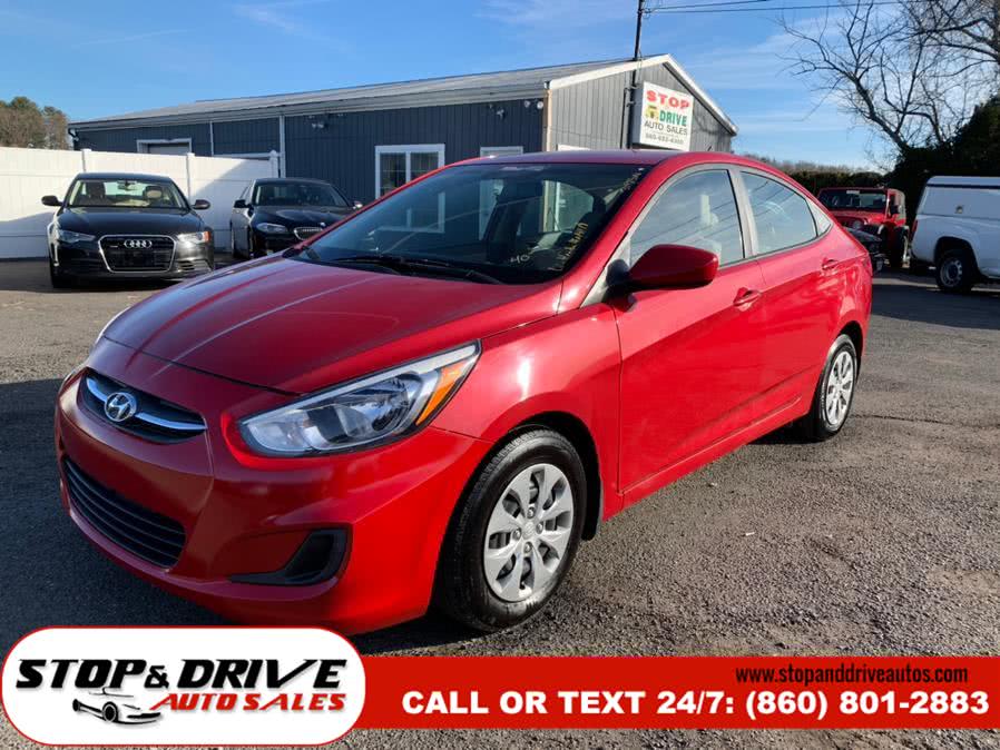2016 Hyundai Accent 4dr Sdn Auto SE, available for sale in East Windsor, Connecticut | Stop & Drive Auto Sales. East Windsor, Connecticut