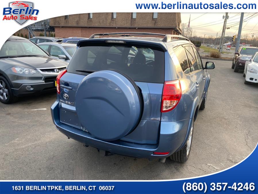 2008 Toyota RAV4 4WD 4dr 4-cyl 4-Spd AT Sport (Natl), available for sale in Berlin, Connecticut | Berlin Auto Sales LLC. Berlin, Connecticut 2008 Toyota RAV4 4WD 4dr 4-cyl 4-Spd AT Sport (Natl), available for sale in Berlin, Connecticut | Berlin Auto Sales LLC. Berlin, Connecticut
