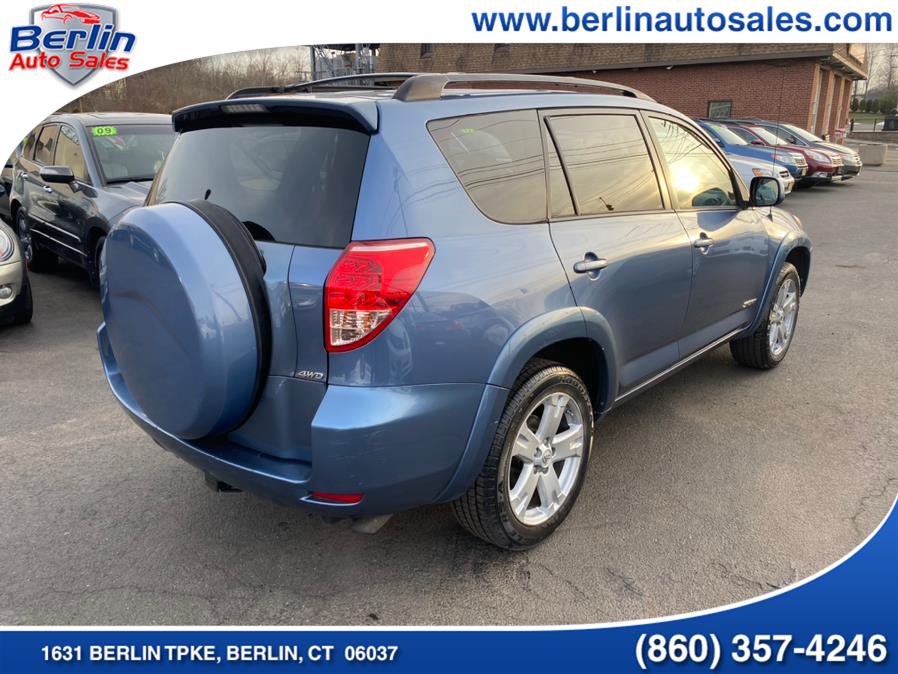 2008 Toyota RAV4 4WD 4dr 4-cyl 4-Spd AT Sport (Natl), available for sale in Berlin, Connecticut | Berlin Auto Sales LLC. Berlin, Connecticut 2008 Toyota RAV4 4WD 4dr 4-cyl 4-Spd AT Sport (Natl), available for sale in Berlin, Connecticut | Berlin Auto Sales LLC. Berlin, Connecticut