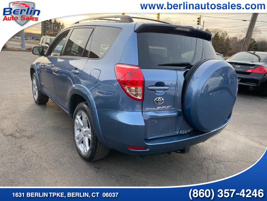 2008 Toyota RAV4 4WD 4dr 4-cyl 4-Spd AT Sport (Natl), available for sale in Berlin, Connecticut | Berlin Auto Sales LLC. Berlin, Connecticut 2008 Toyota RAV4 4WD 4dr 4-cyl 4-Spd AT Sport (Natl), available for sale in Berlin, Connecticut | Berlin Auto Sales LLC. Berlin, Connecticut