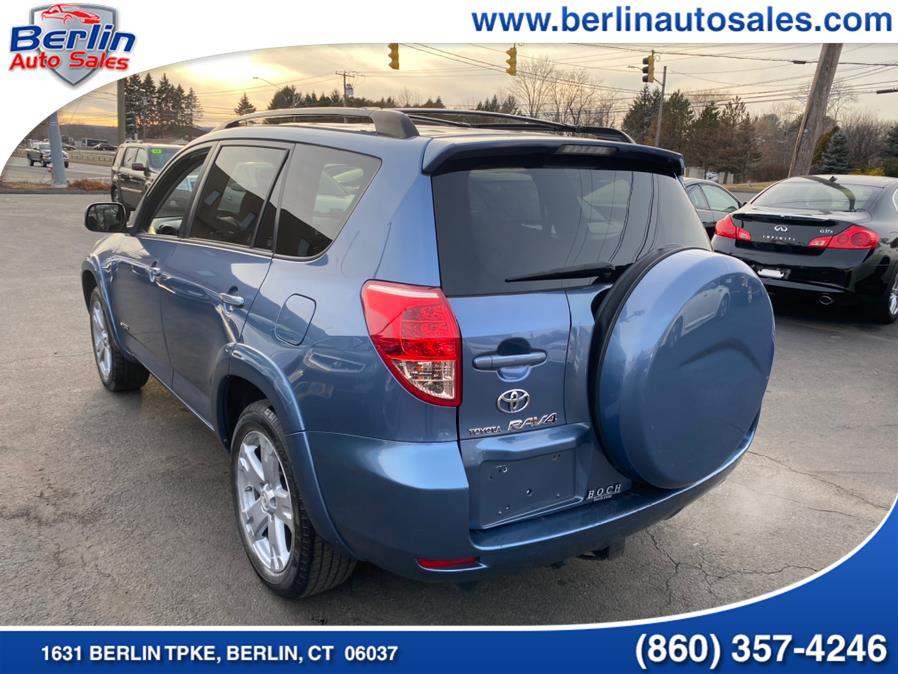 2008 Toyota RAV4 4WD 4dr 4-cyl 4-Spd AT Sport (Natl), available for sale in Berlin, Connecticut | Berlin Auto Sales LLC. Berlin, Connecticut 2008 Toyota RAV4 4WD 4dr 4-cyl 4-Spd AT Sport (Natl), available for sale in Berlin, Connecticut | Berlin Auto Sales LLC. Berlin, Connecticut
