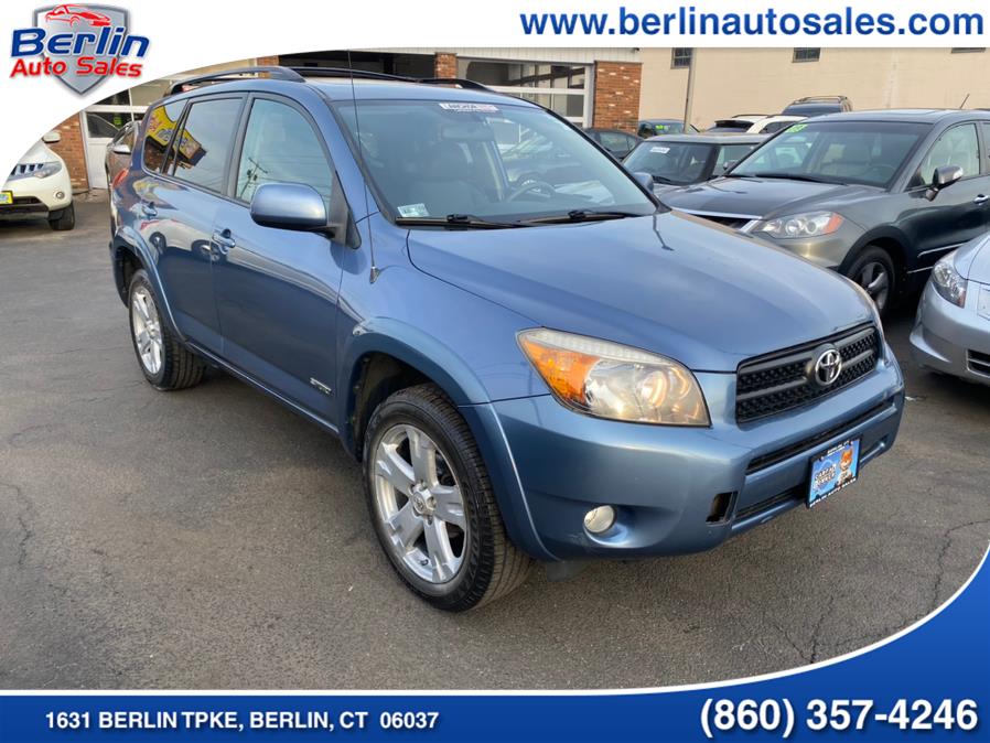 2008 Toyota RAV4 4WD 4dr 4-cyl 4-Spd AT Sport (Natl), available for sale in Berlin, Connecticut | Berlin Auto Sales LLC. Berlin, Connecticut 2008 Toyota RAV4 4WD 4dr 4-cyl 4-Spd AT Sport (Natl), available for sale in Berlin, Connecticut | Berlin Auto Sales LLC. Berlin, Connecticut