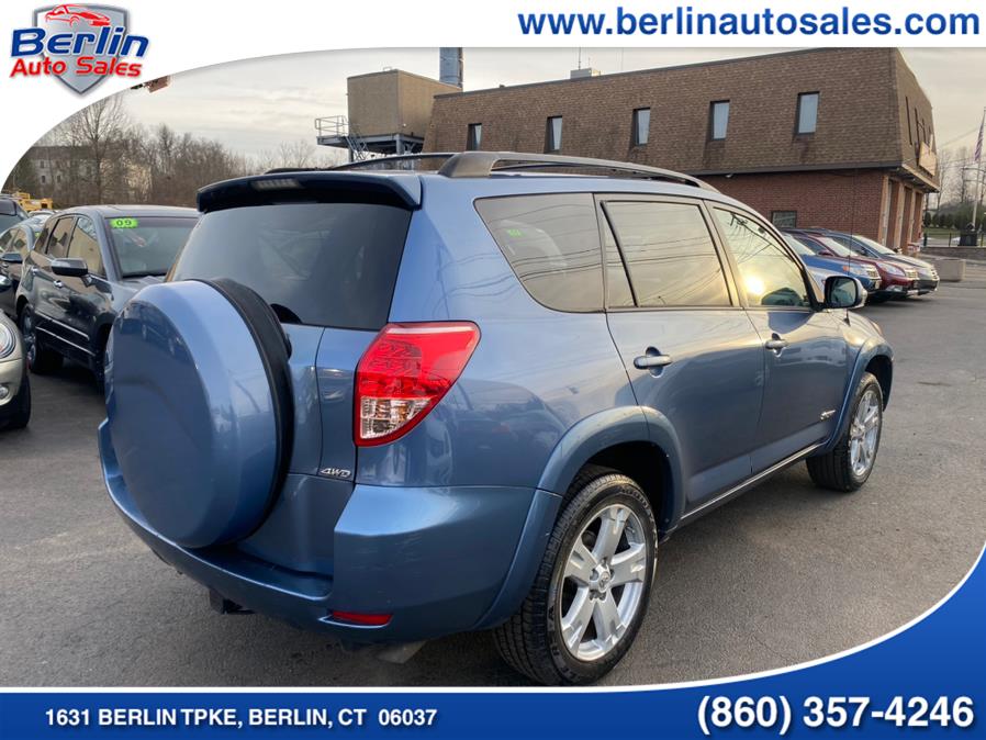 2008 Toyota RAV4 4WD 4dr 4-cyl 4-Spd AT Sport (Natl), available for sale in Berlin, Connecticut | Berlin Auto Sales LLC. Berlin, Connecticut 2008 Toyota RAV4 4WD 4dr 4-cyl 4-Spd AT Sport (Natl), available for sale in Berlin, Connecticut | Berlin Auto Sales LLC. Berlin, Connecticut