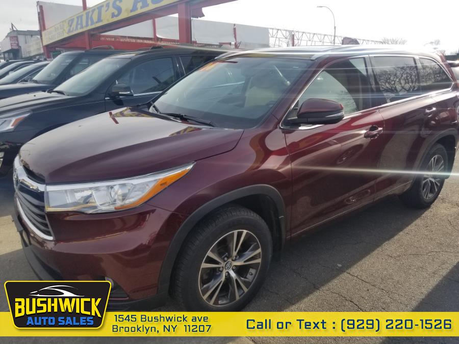2016 Toyota Highlander AWD 4dr V6 XLE (Natl), available for sale in Brooklyn, New York | Bushwick Auto Sales LLC. Brooklyn, New York 2016 Toyota Highlander AWD 4dr V6 XLE (Natl), available for sale in Brooklyn, New York | Bushwick Auto Sales LLC. Brooklyn, New York