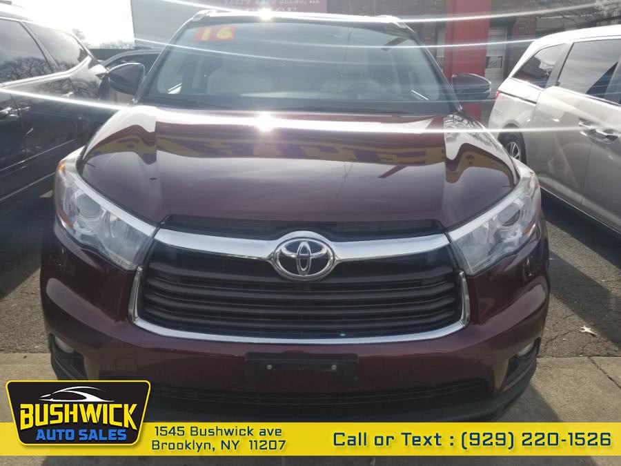 2016 Toyota Highlander AWD 4dr V6 XLE (Natl), available for sale in Brooklyn, New York | Bushwick Auto Sales LLC. Brooklyn, New York 2016 Toyota Highlander AWD 4dr V6 XLE (Natl), available for sale in Brooklyn, New York | Bushwick Auto Sales LLC. Brooklyn, New York