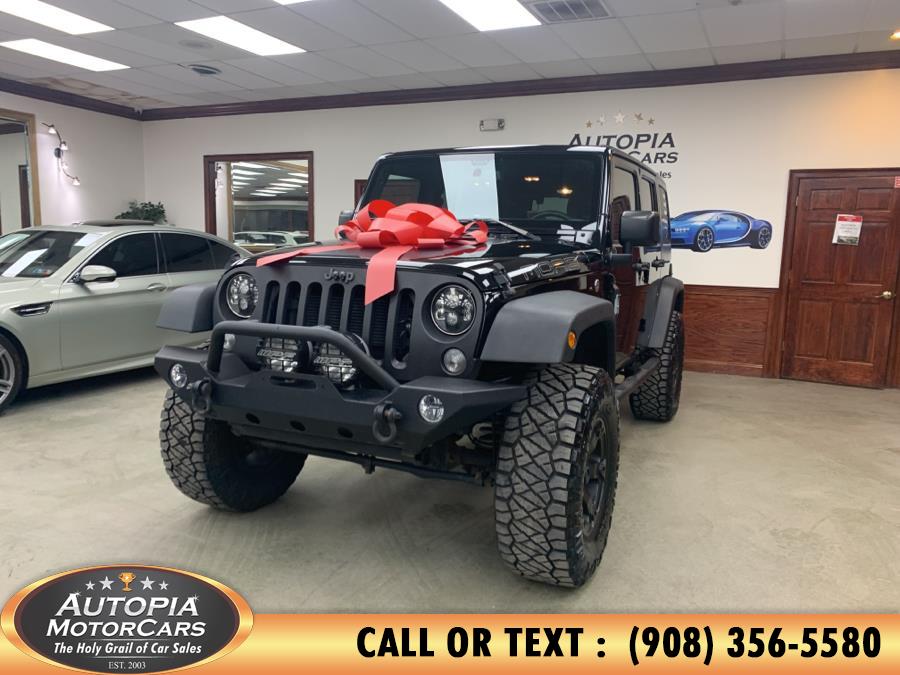 2016 Jeep Wrangler Unlimited 4WD 4dr Sahara, available for sale in Union, New Jersey | Autopia Motorcars Inc. Union, New Jersey